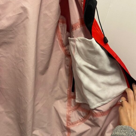 L.L Bean Red Rain Jacket - Picture 3 of 5